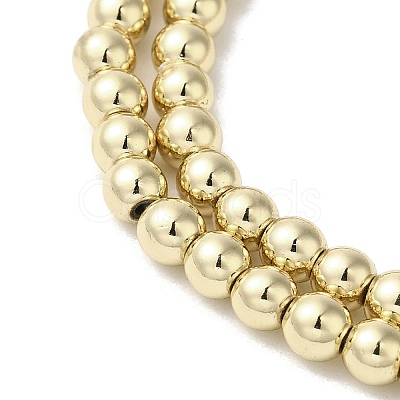 Electroplated Synthetic Non-magnetic Hematite Beads Strands X-G-I364-C01-G-1