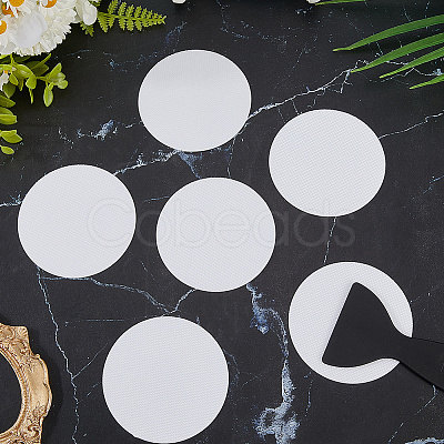 Flat Round PEVA Bathtub Non-Slip Stickers AJEW-CN0003-85B-1