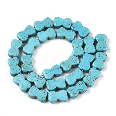 Synthetic Turquoise Beads Strands UNKW-T001-02A-1