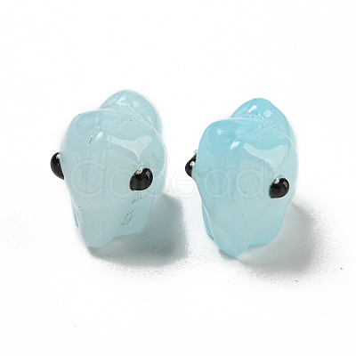 Handmade Transparent Glass Beads GLAA-N0028-01D-1