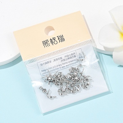 SHEGRACE Brass Bead Tips XGR0055P-61P-1