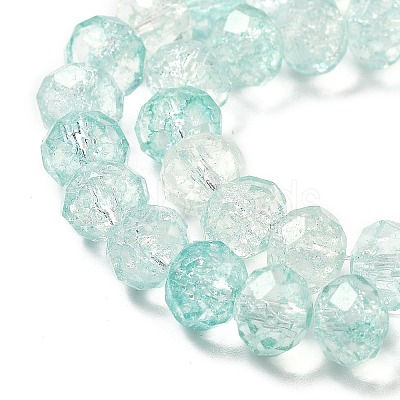 Transparent Crackle Glass Beads Strands LS-CCG-L050-01A-07-1