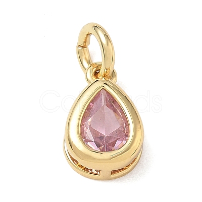 Brass Pave Cubic Zirconia Charms KK-CBA56EF-34A-G03-1