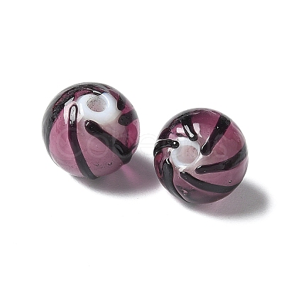Handmade Transparent Lampwork Beads BLOW-D300-08C-1