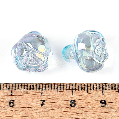 Electroplate Transparent Acrylic Beads LS-PACR-CJC0008-08C-1