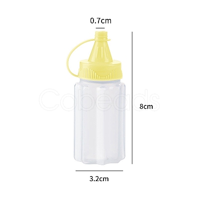 Multi Purpose Plastic Squeeze Dispensing Bottles with Caps PW-WG42449-04-1
