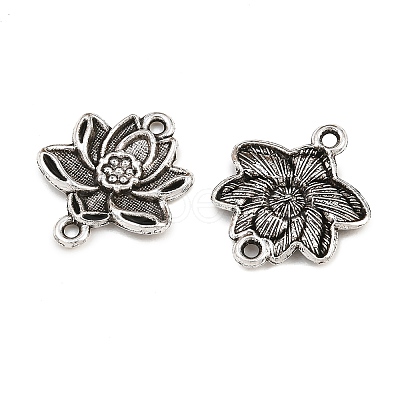 Tibetan Style Alloy Connector Charms AL-CBA8479-08AS-1