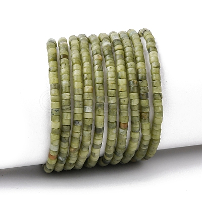 Natural Chinese Southern Jade Beads Strands G-E612-A11-1