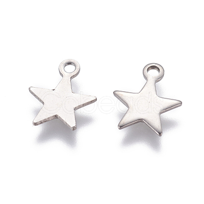 Tarnish Resistant 304 Stainless Steel Charms X-STAS-G190-27P-B-1
