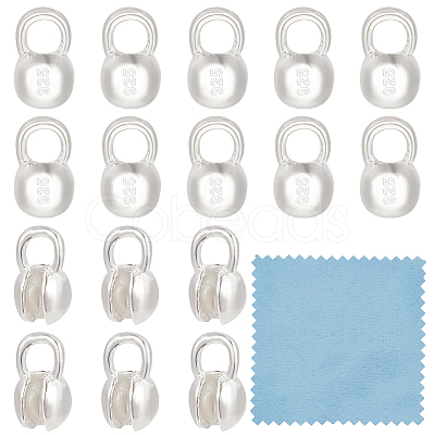 925 Sterling Silver Bead Tips FIND-BC0005-44A-1