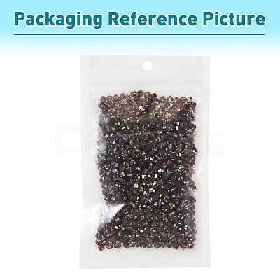 Picasso Baking Paint Glass Seed Beads SEED-TA0001-62K-1