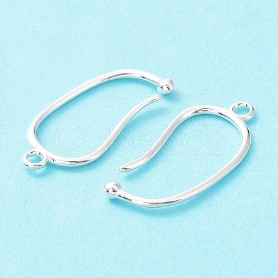 Brass Earring Hooks KK-R149-23S-1