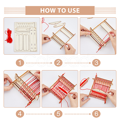 DIY Wooden Loom Kits DIY-WH0502-06-1
