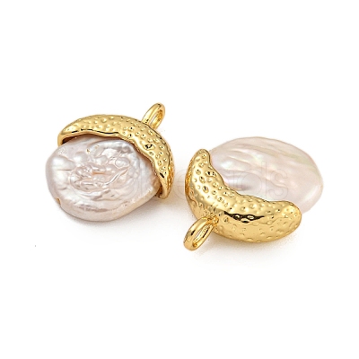 Natural Keshi Pearl Pendants KK-C074-59G-1