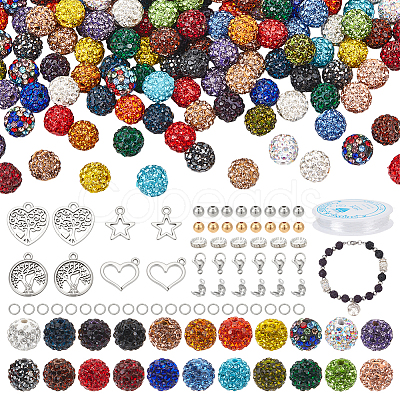 DIY Stretch Bracelet Kits DIY-PH0030-72-1