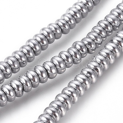Non-magnetic Synthetic Hematite Beads Strands G-G826-02P-4mm-1