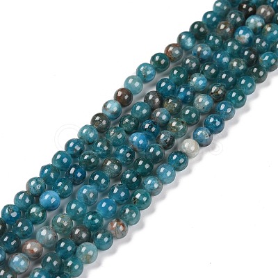 Natural Apatite Beads Strands G-D856-01-4mm-1