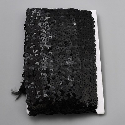 Polyester & Plastic Paillette Beads OCOR-WH0086-62C-1