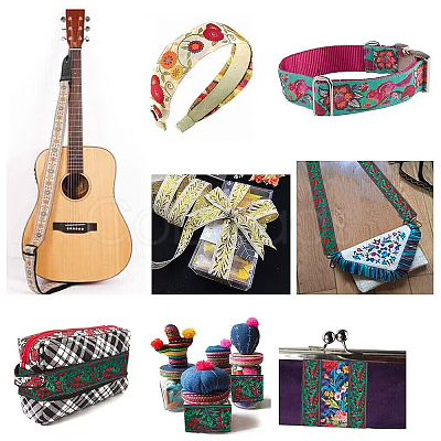 Ethnic Style Polyester Ribbon OCOR-GF0002-04D-1