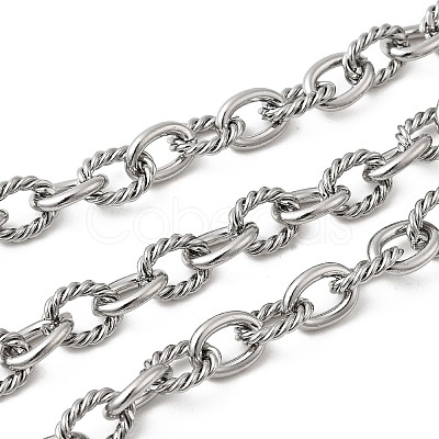 304 Stainless Steel Twist Cable Chains CHS-K024-11P-1
