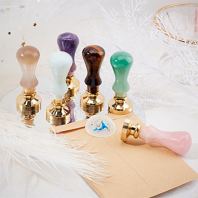Sealing Wax Seal Stamp Handle AJEW-WH0114-74B-06-1