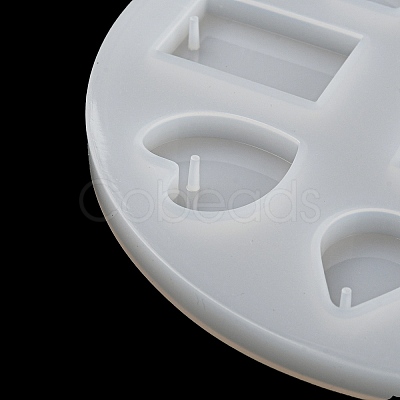 Geometrical Shape DIY Pendant Silicone Molds DIY-E070-01A-1