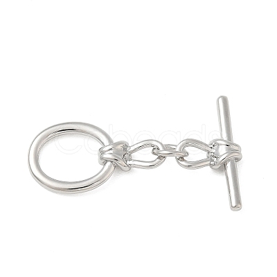 Brass Toggle Clasps KK-CBAFC6C-07H-P-1