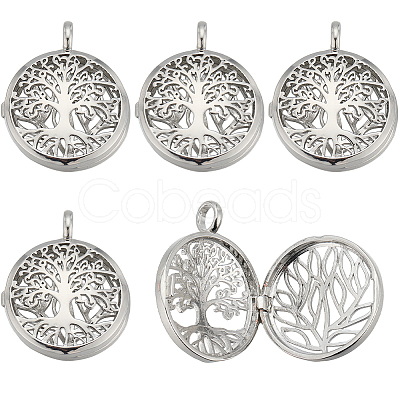 10Pcs Hollow Brass Cage Pendants KK-SC0004-39-1