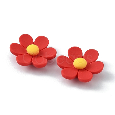 Opaque Resin Cabochons RESI-WH0026-75C-07-1