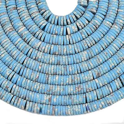 Dyed Synthetic Imperial Jasper Beads Strands G-A272-C06-02-1