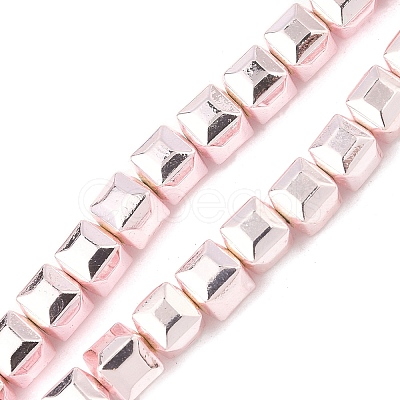 Electroplated Synthetic Non-magnetic Hematite Beads Strands G-A263-H01-01-1