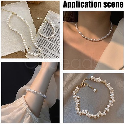 54Pcs 3 Styles Natural Cultured Freshwater Pearl Beads PEAR-AR0001-01-1