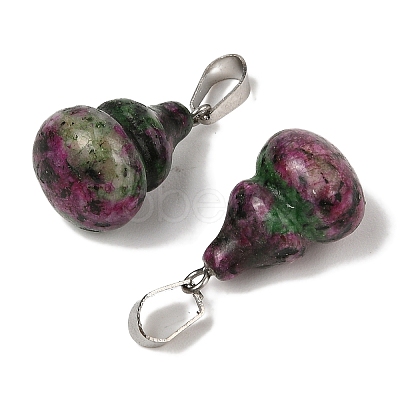 Dyed Natural Marble Pendants G-B127-03P-11-1