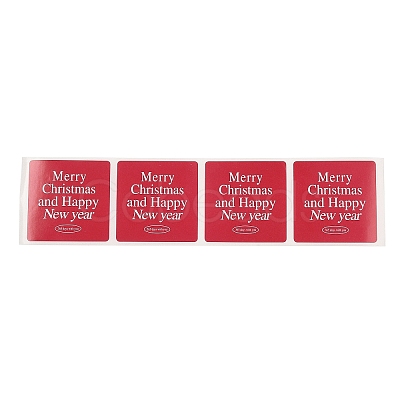 Christmas Theme Paper Self-Adhesive Stickers DIY-M070-08I-1