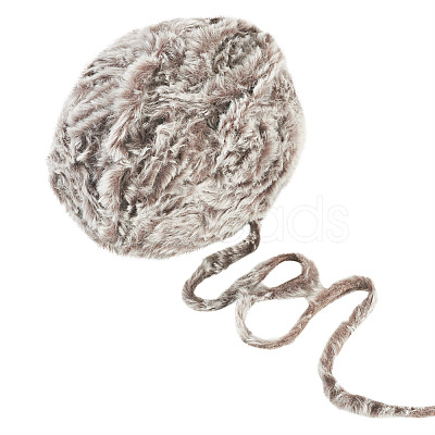 Super Bulky Imitation Fur Polyester Yarn OCOR-TAC0016-36F-1