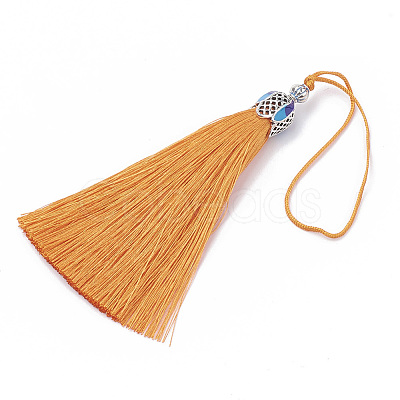 Nylon Tassel Big Pendant Decorations AJEW-N024-16-1