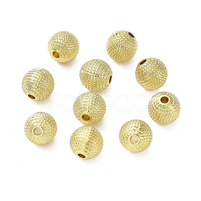 Rack Plating Alloy Beads PALLOY-D024-11G-1