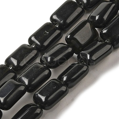 Natural Obsidian Beads Strands G-G085-A26-01-1