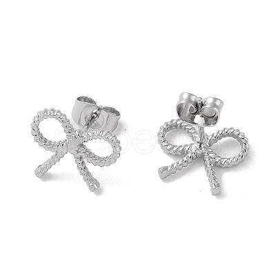 Non-Tarnish 304 Stainless Steel Stud Earrings EJEW-S227-30P-04-1