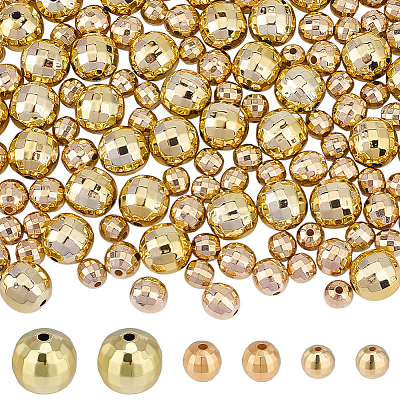 3 Styles CCB Plastic Beads CCB-GO0001-01B-1