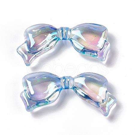 Transparent Acrylic Beads OACR-C009-08C-1