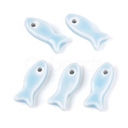 Handmade Porcelain Ceramic Beads PORC-T134-01A-1