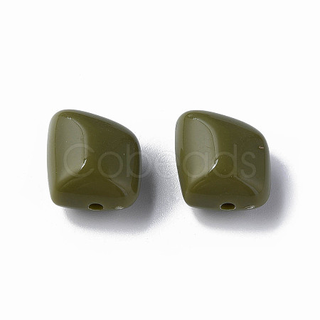 Opaque Acrylic Beads MACR-S373-15A-A11-1