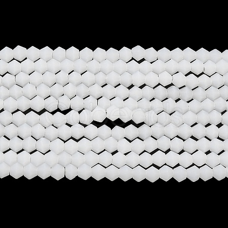 Imitation Jade Frosted Glass Bead Strands X1-GLAA-F029-JM4mm-B06-1