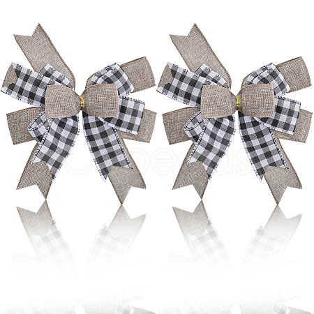 Polyester Big Bowknot FIND-WH0126-414F-1