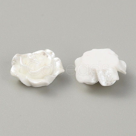 Opaque Resin Cabochons LS-CRES-WH0010-032A-04-1