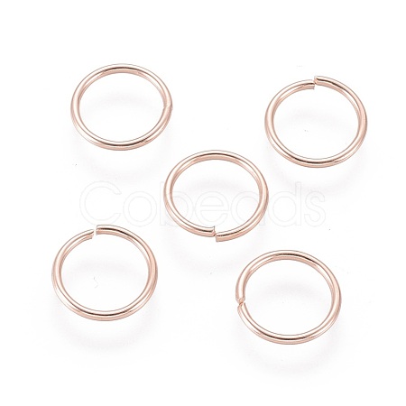 304 Stainless Steel Open Jump Rings STAS-O098-02RG-07-1