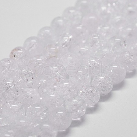 Natural Quartz Crystal Beads Strands G-G735-20-6mm-1