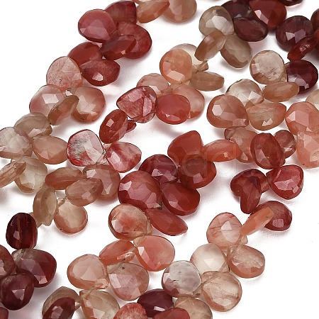 Gradient Color Natural Andesine Feldspar Beads Strands GG-CBA0C95-C01-01-1