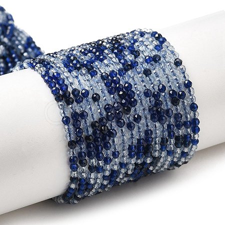 Transparent Glass Beads Strands GLAA-H027-01B-1